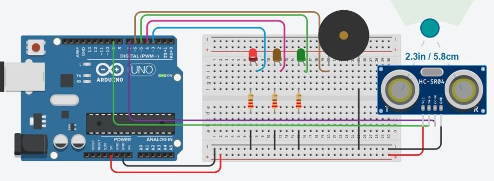 Car Parking Sensor At Home project image